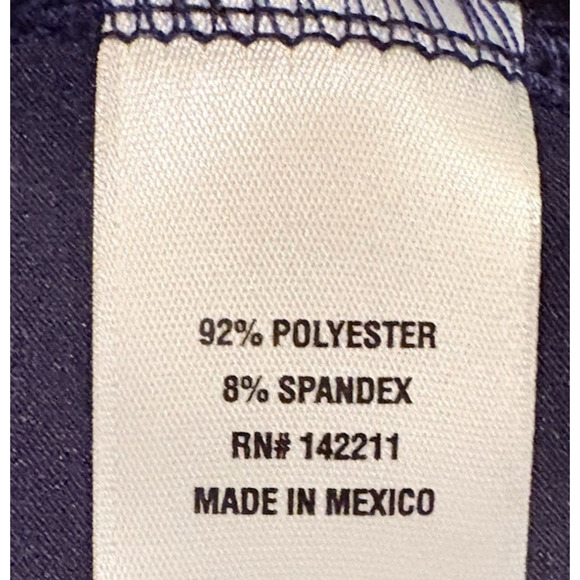 Navy Blue V-neck Jersey T-shirt Dress Short Sleeve Tunic Casual Minimalist S NWT - Picture 8 of 8